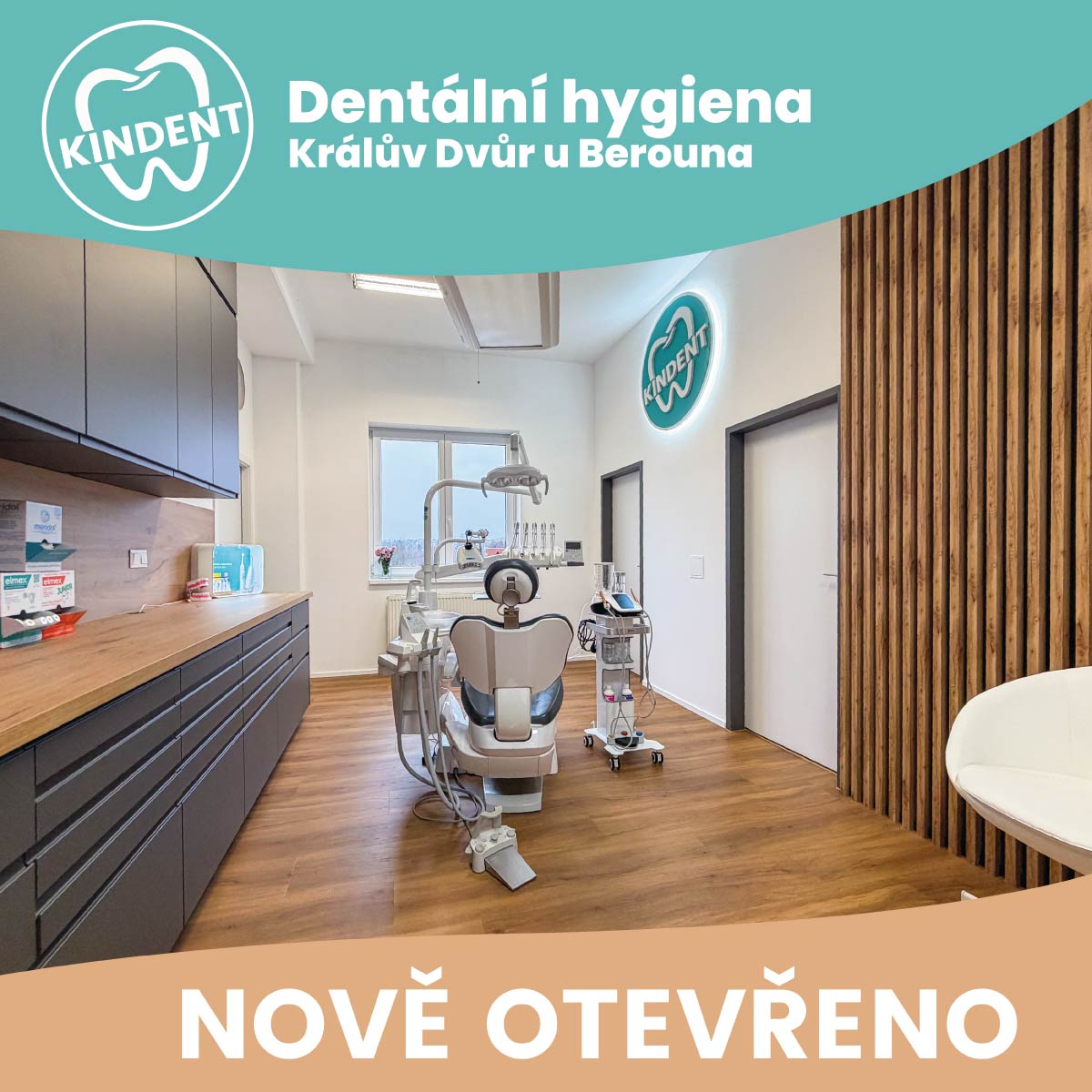 Kindent - Dentální hygiena Facebook ad: Dentální hygiena bez čekání