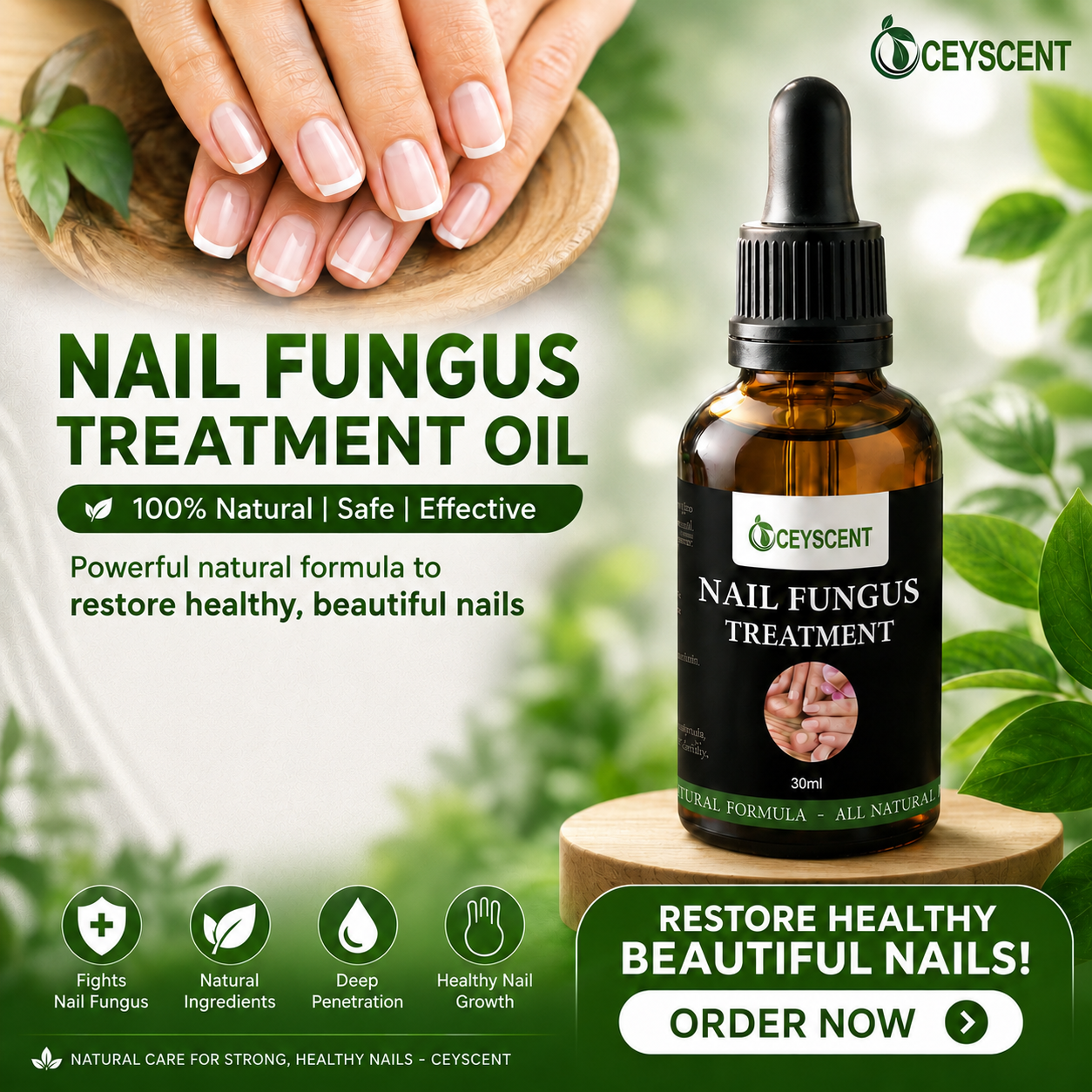 Ceyscent Essential Oils Facebook ad