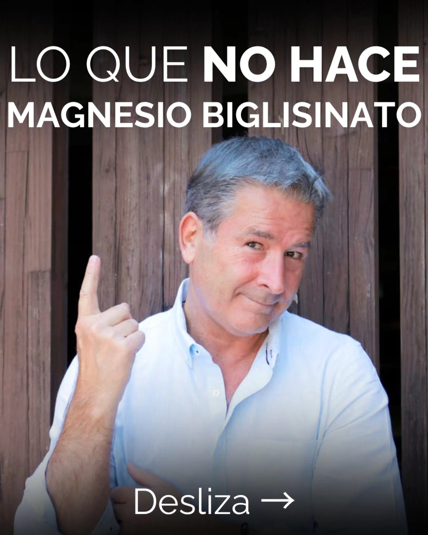 GREZ Facebook ad: Lo que NO HACE el Magnesio BISGLICINATO