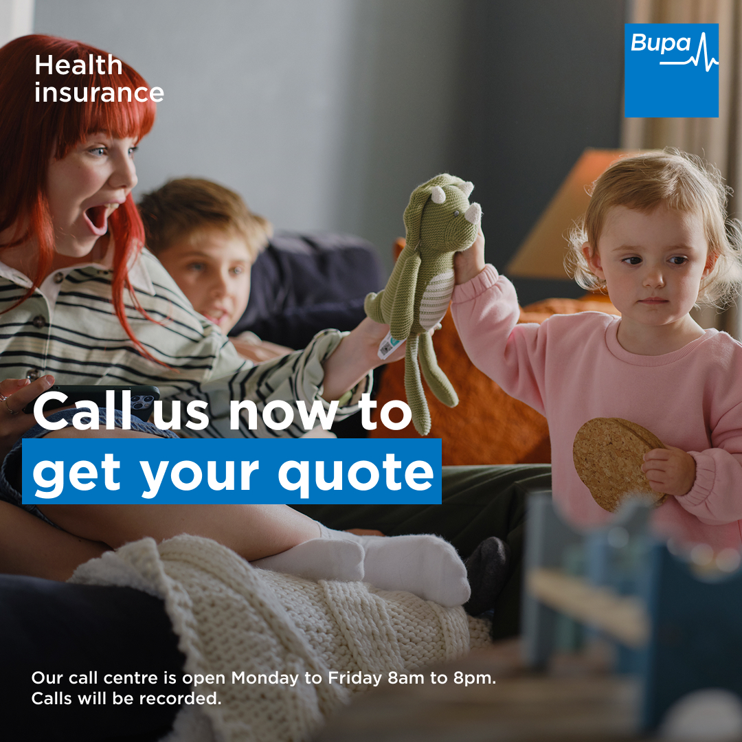 Bupa UK Facebook ad