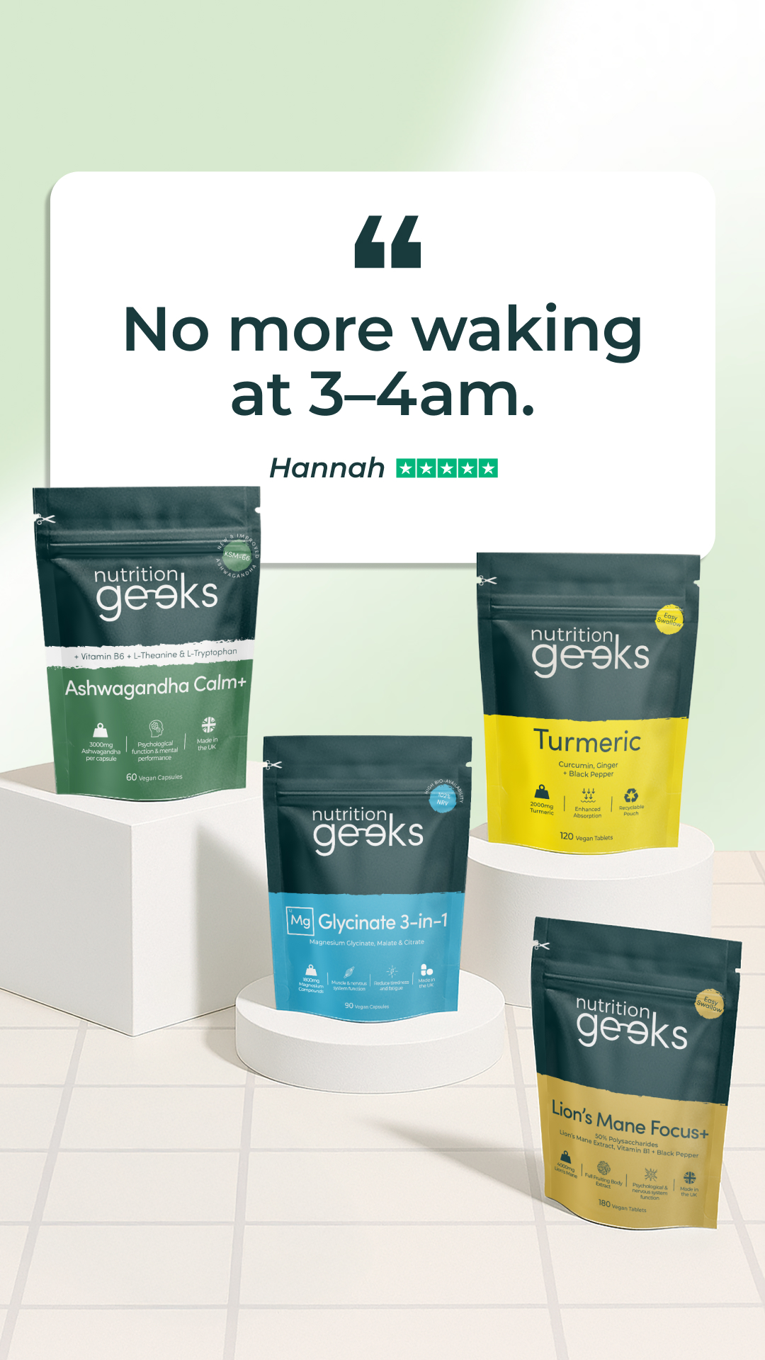 Nutrition Geeks Facebook ad