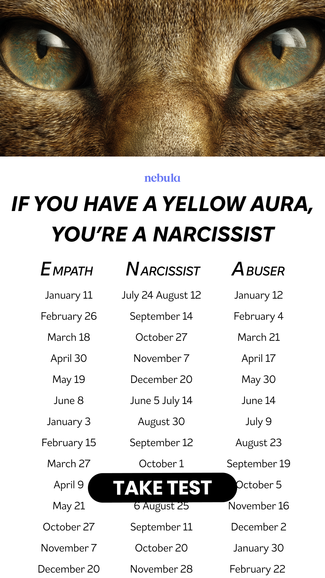 Nebula: Aura Power Reading Facebook ad