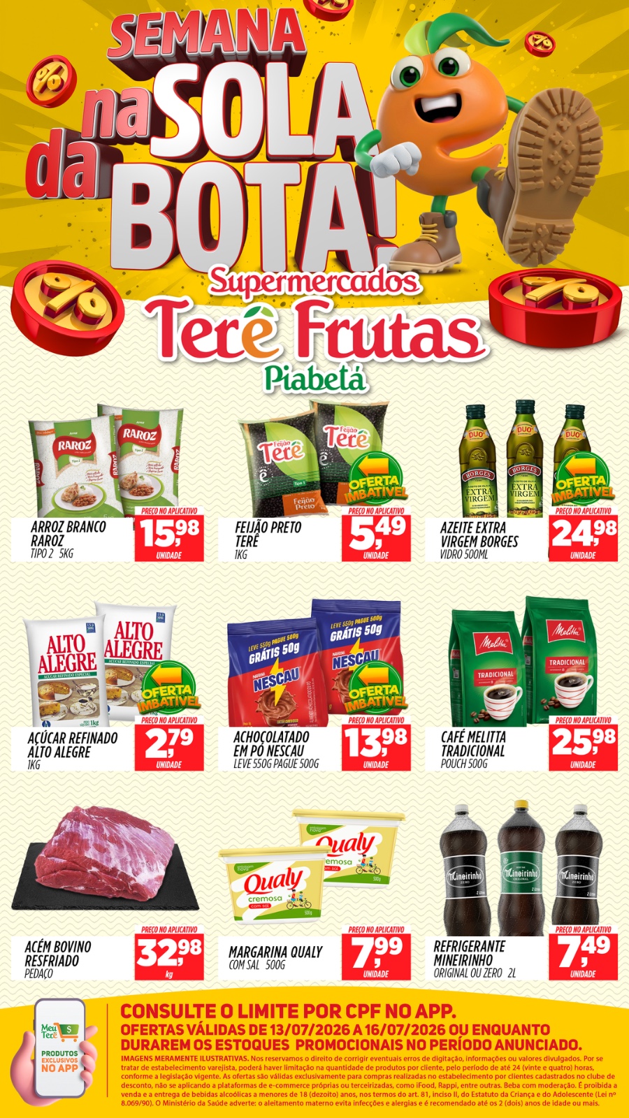 Super Terê Frutas Piabetá Facebook ad