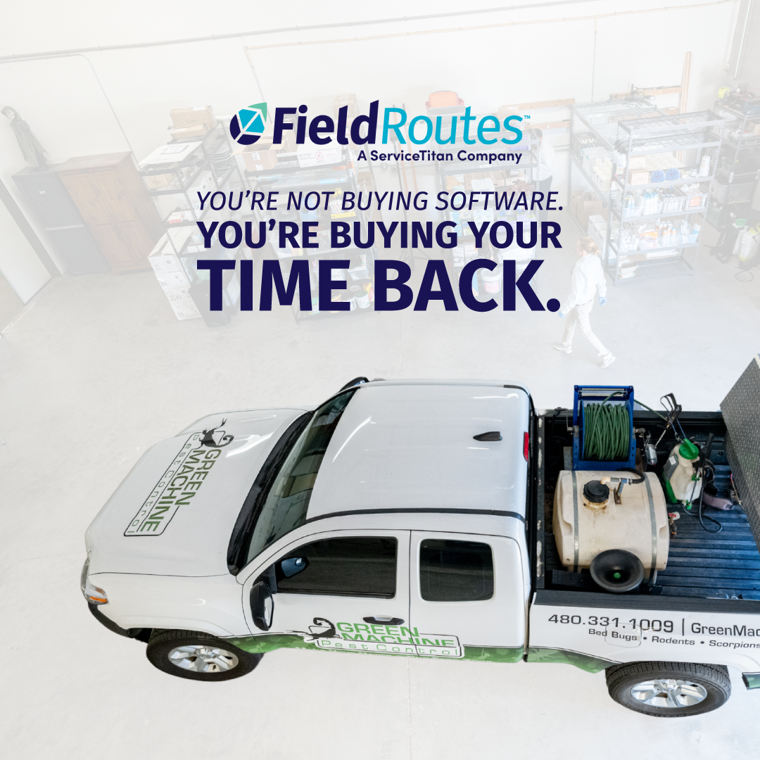 FieldRoutes, A ServiceTitan Product Facebook ad