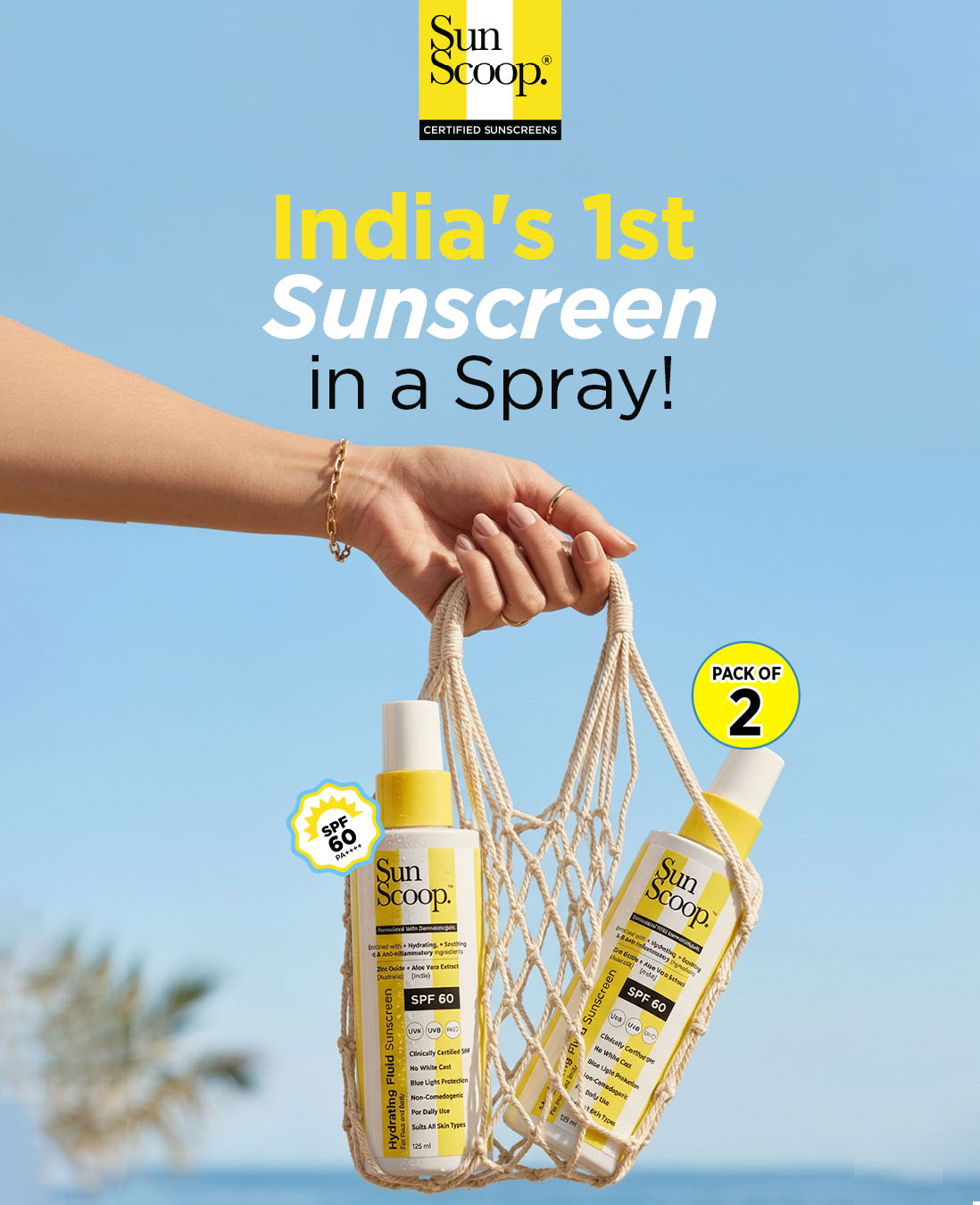 Sunscoop SPF Facebook ad