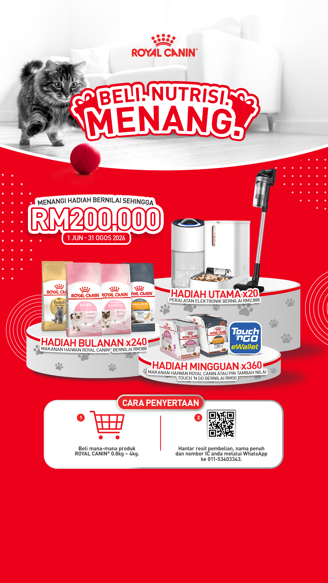 Royal Canin Facebook ad from Jun 12, 2026