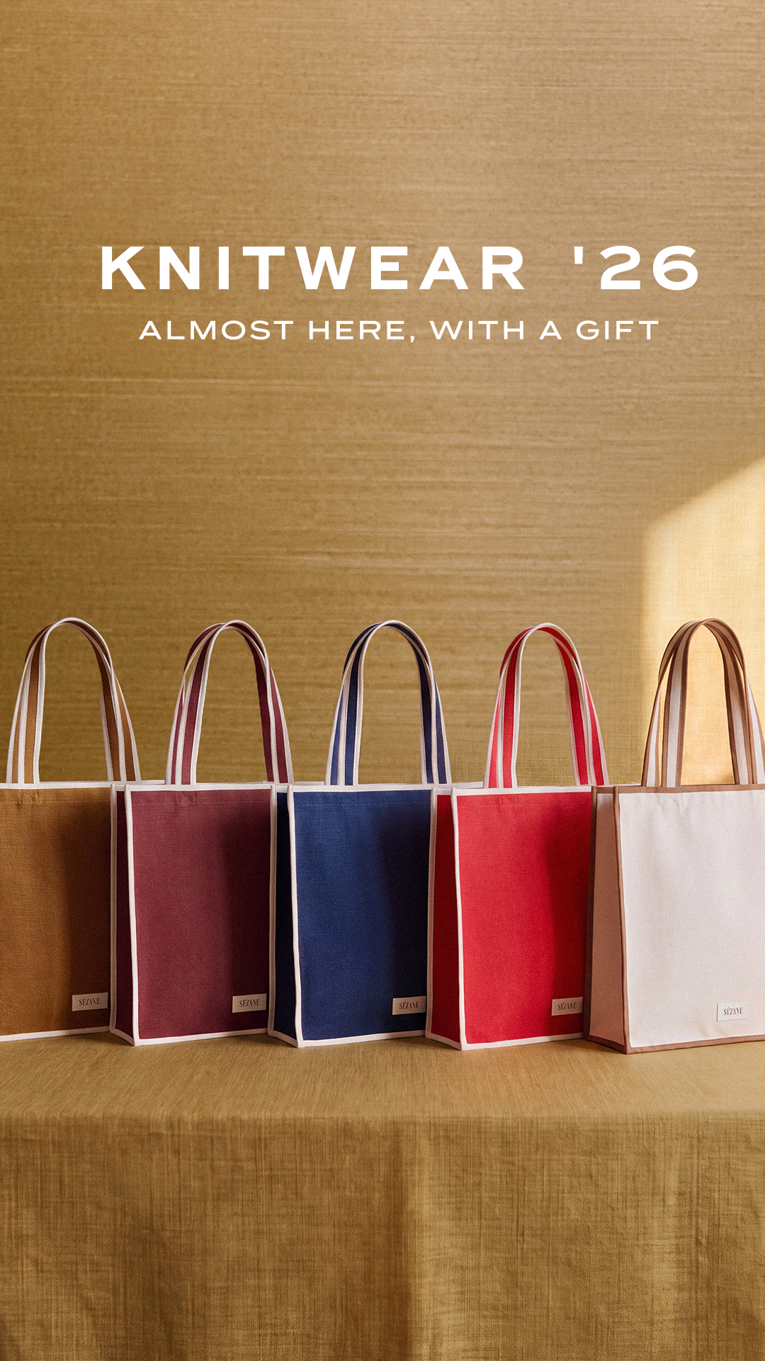 Sézane Facebook ad: Celebrate the launch with us: your order on…