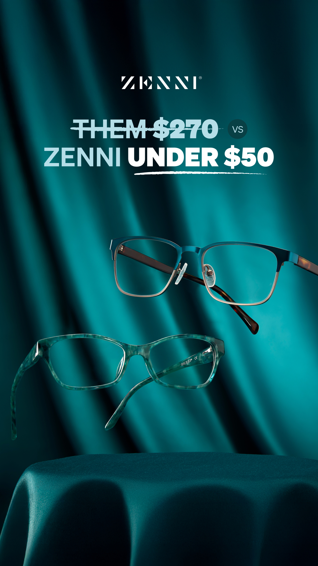 Zenni Optical Facebook ad