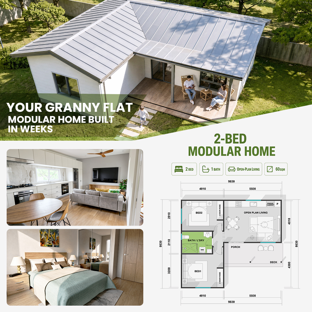 Aus Granny Flat Facebook ad: Need more space at home?