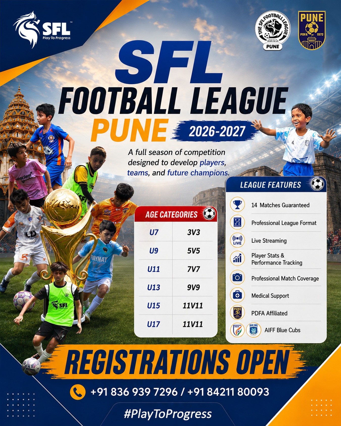 Sports For Life Facebook ad: Teams in Pune, this is your season.