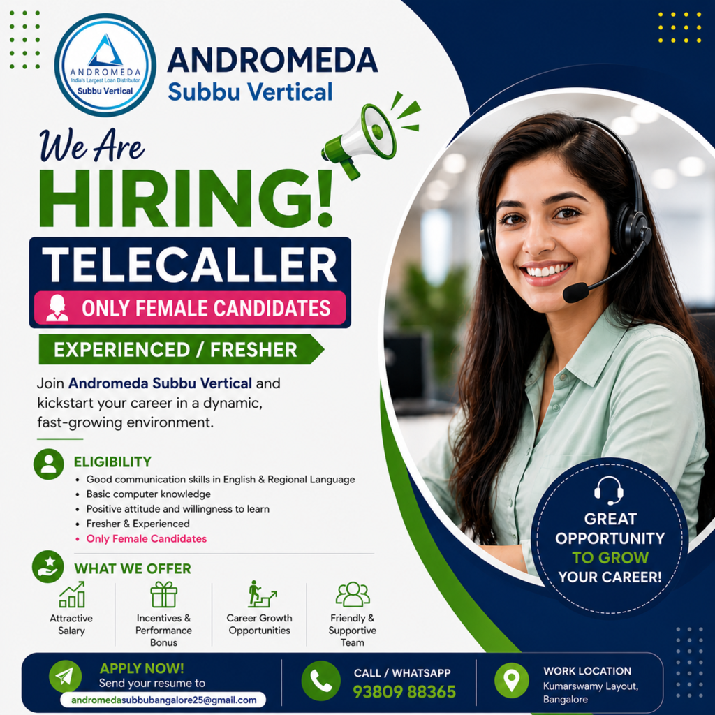 Andro South Bangalore Facebook ad: We’re Hiring at Andro South Bangalore!