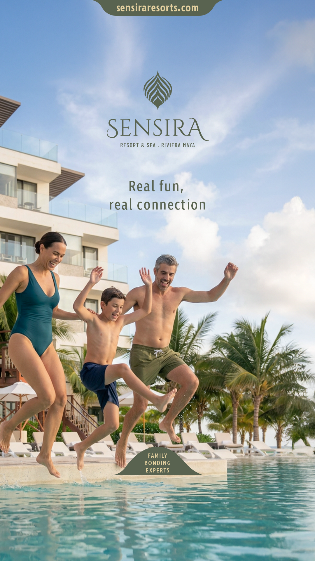 Sensira Resort & Spa · Riviera Maya Facebook ad from Apr 1, 2026