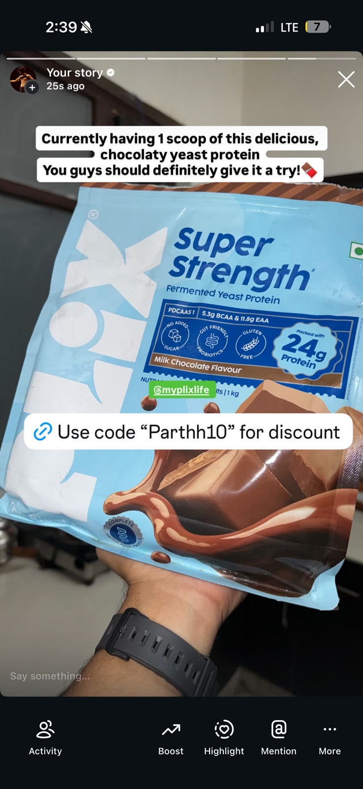 Plix Facebook ad