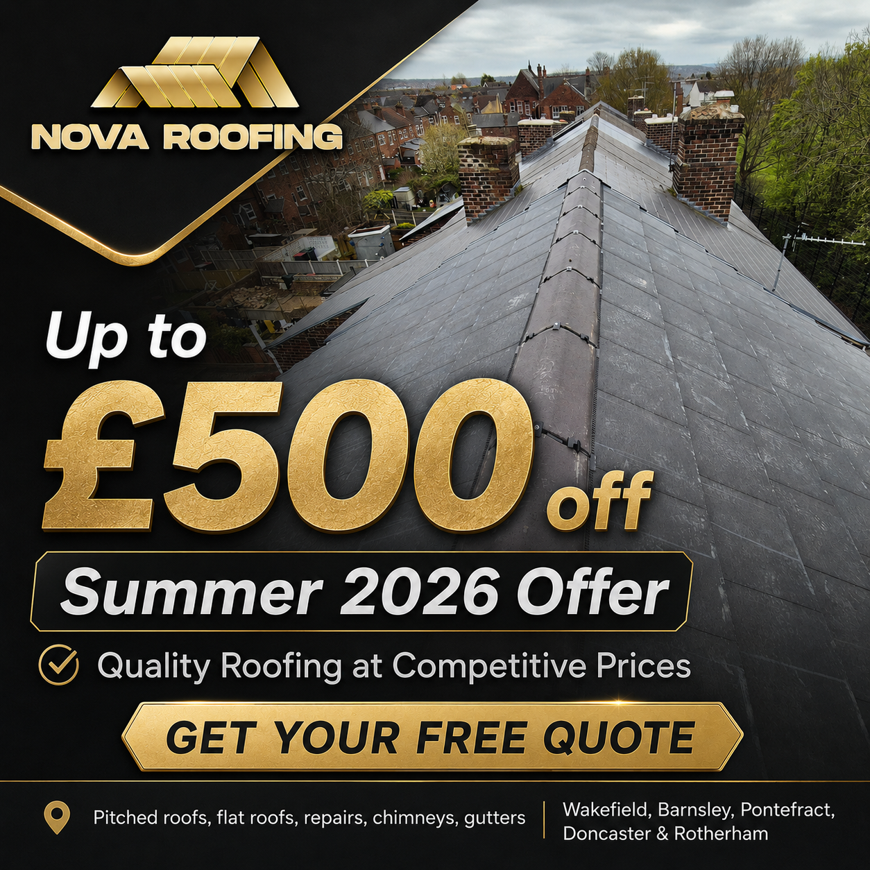 Nova Roofing Facebook ad