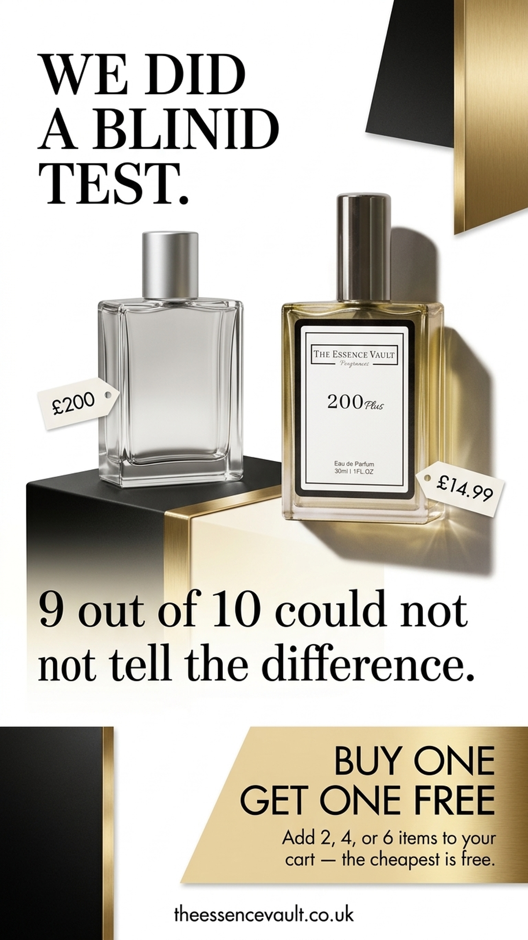 The Essence Vault Facebook ad