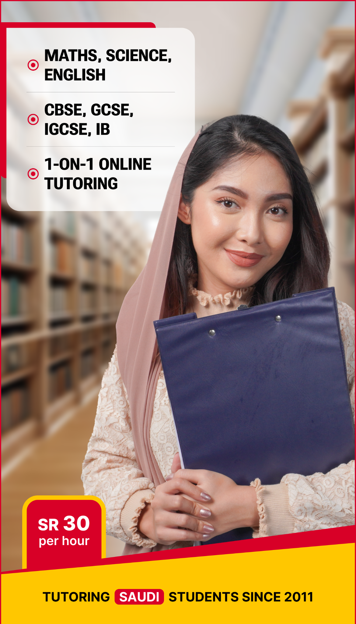 Jaya's Academy Facebook ad