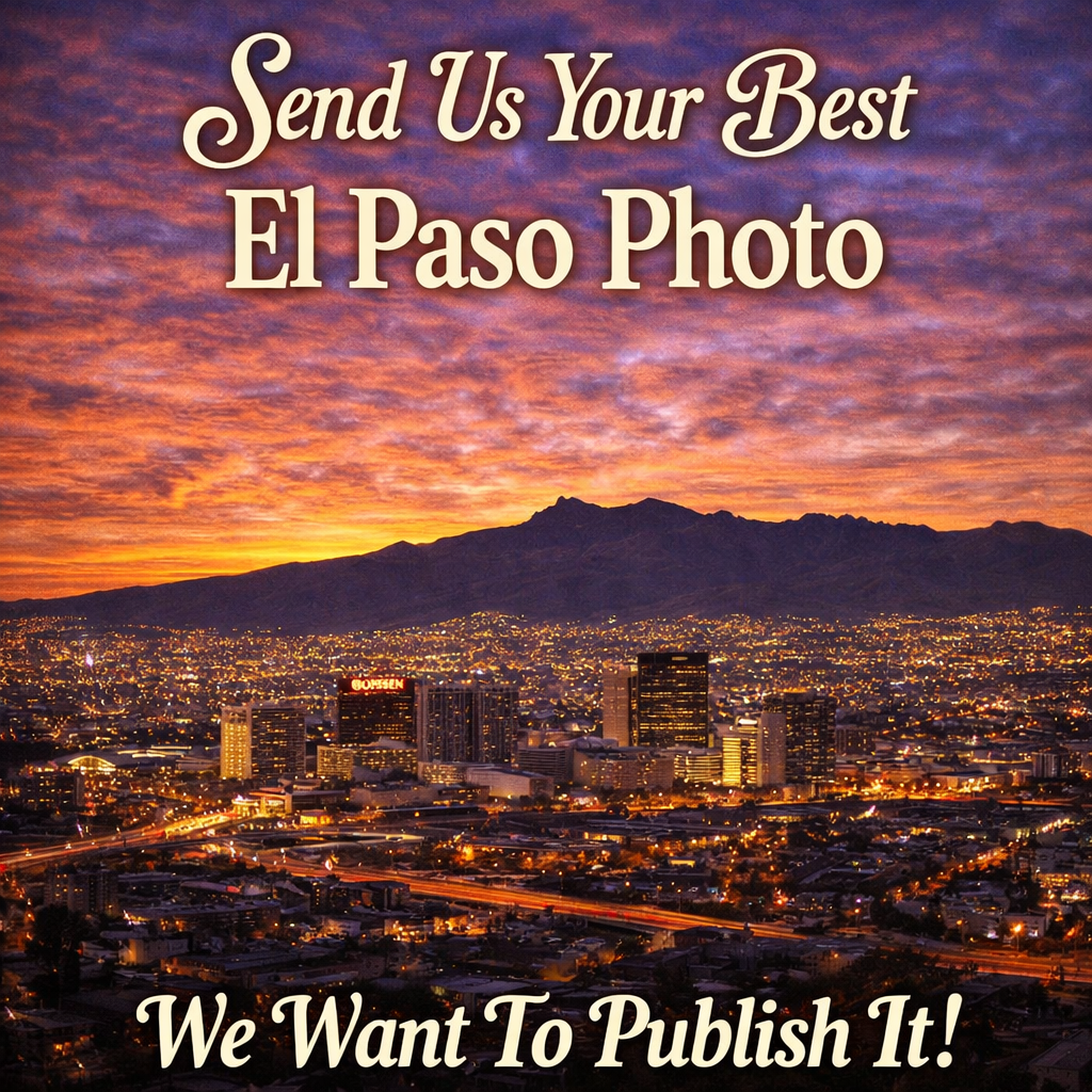 Silent Spark Press Facebook ad: Send Us Your El Paso Photo