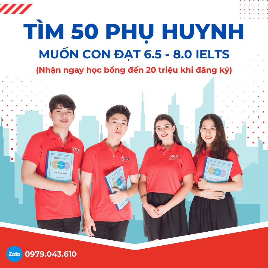 Trung tâm Anh Ngữ RES Việt Nam Facebook ad