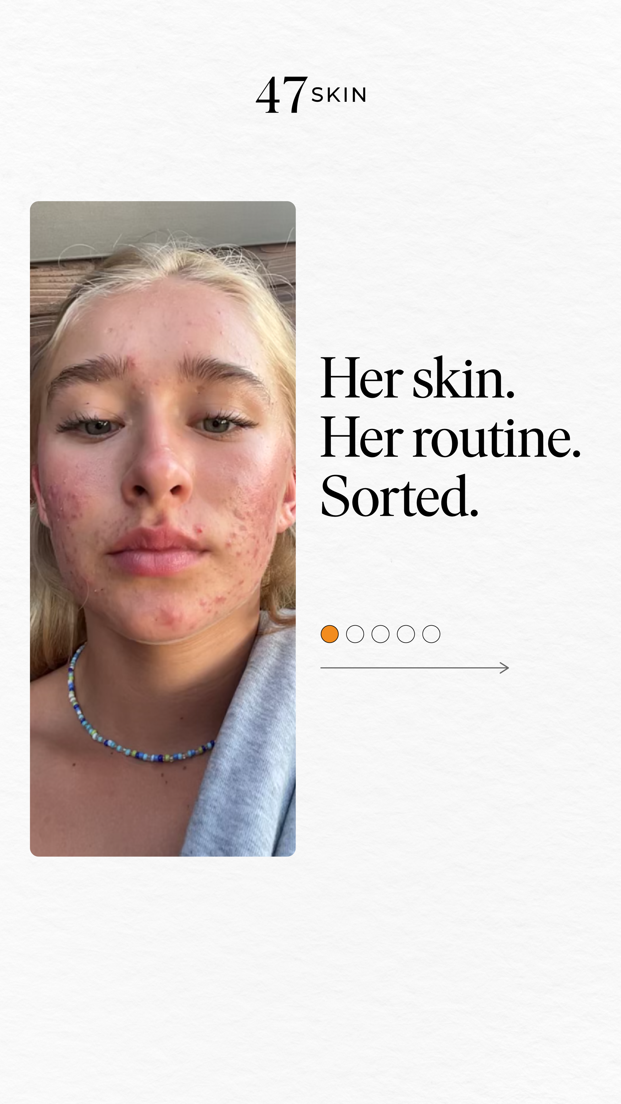 47Skin Facebook ad