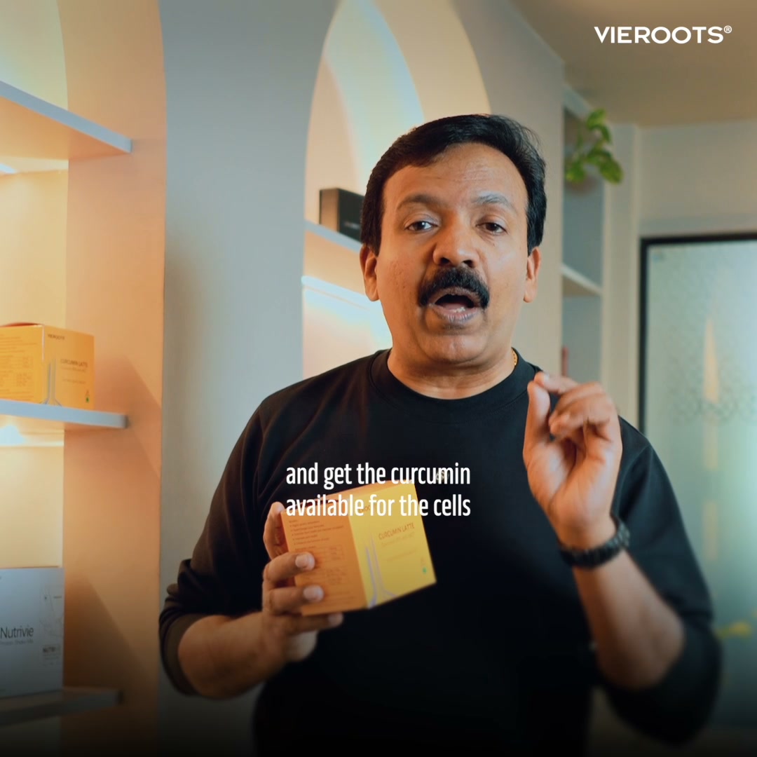 Vieroots Facebook ad: Curcumin Latte, Your Daily Wellness Ritual