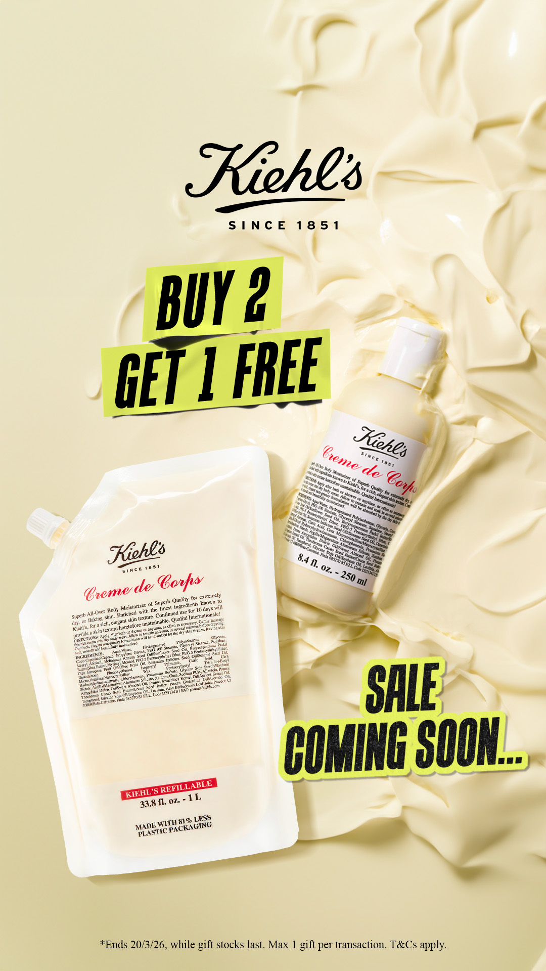 Kiehl's Facebook ad