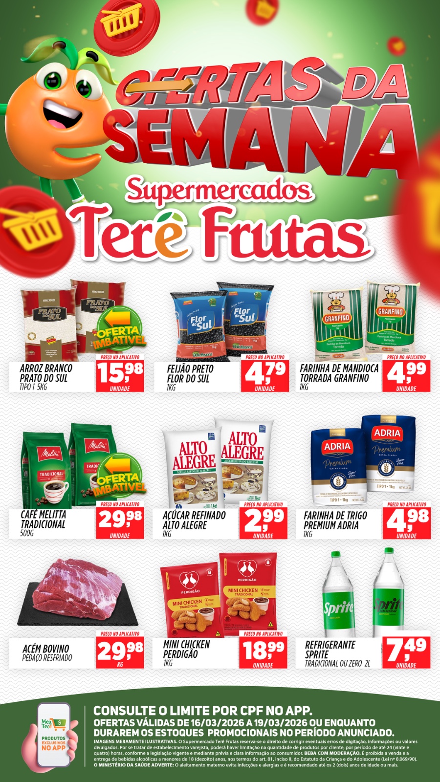 Super Terê Frutas Piabetá Facebook ad