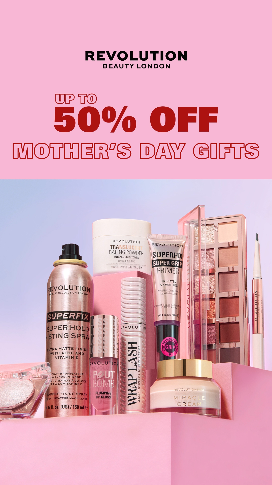 Makeup Revolution Facebook ad
