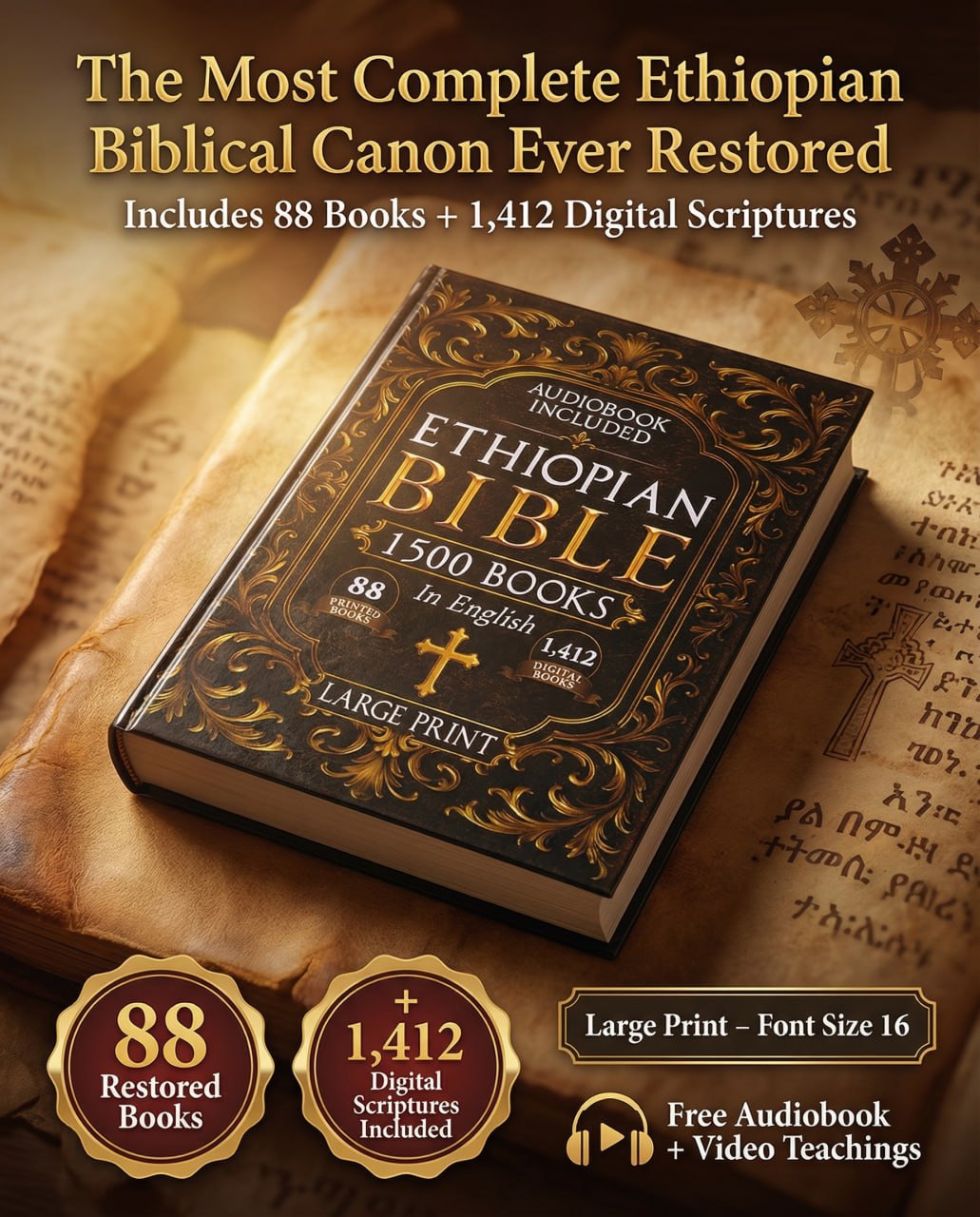 Manuscryptha Facebook ad: The Bible They Tried to Erase