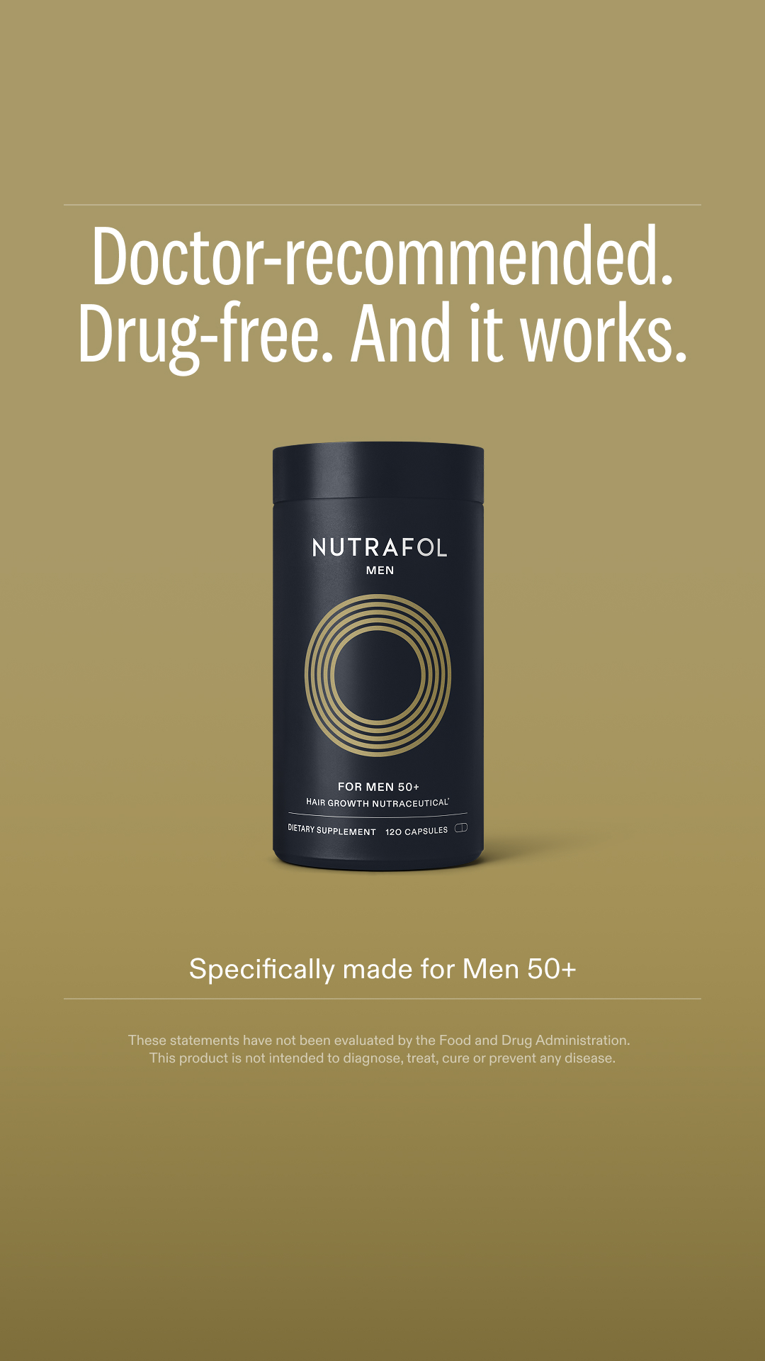 Nutrafol Men Facebook ad