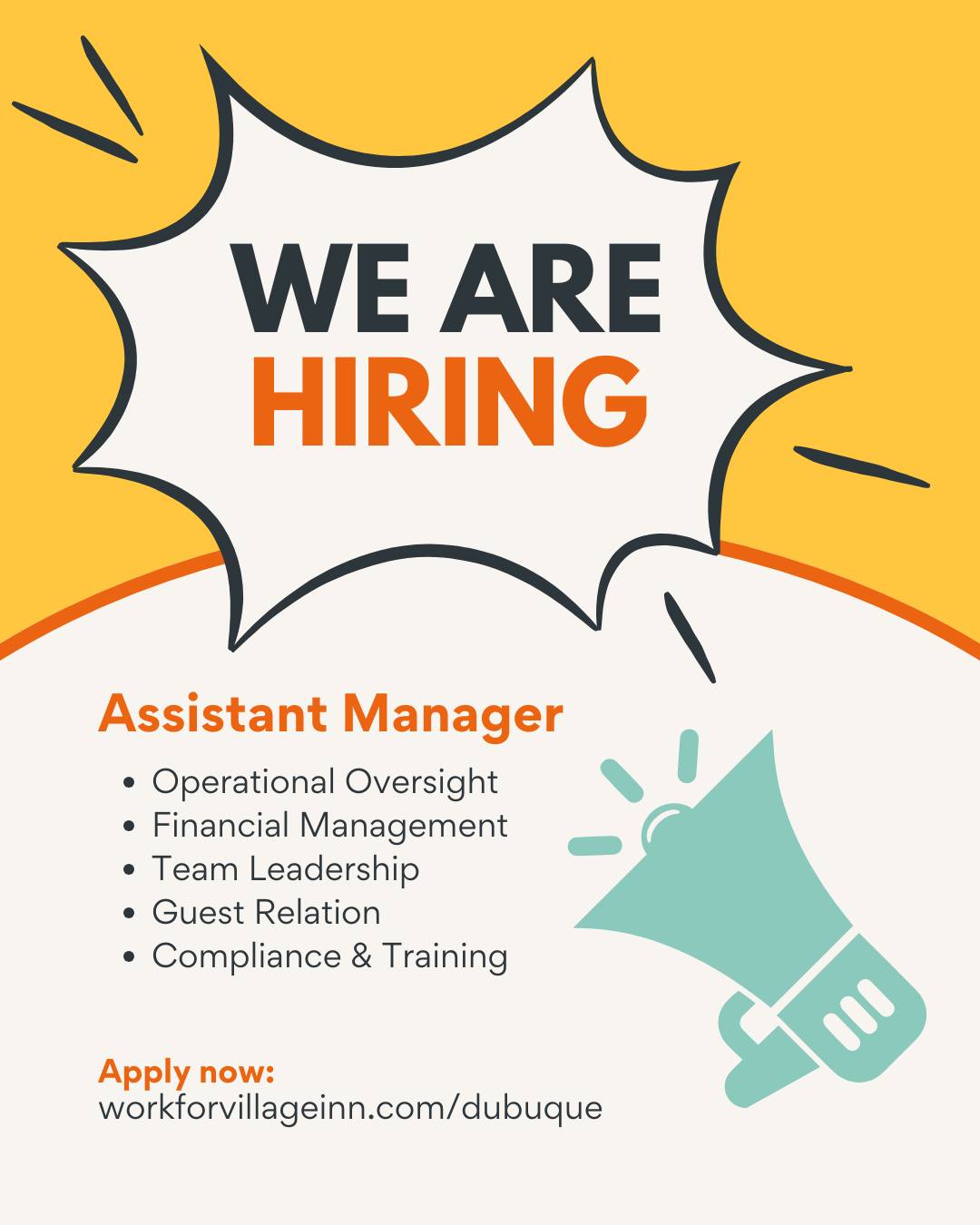 Village Inn Facebook ad: We’re hiring an Assistant Store Manager at Village…