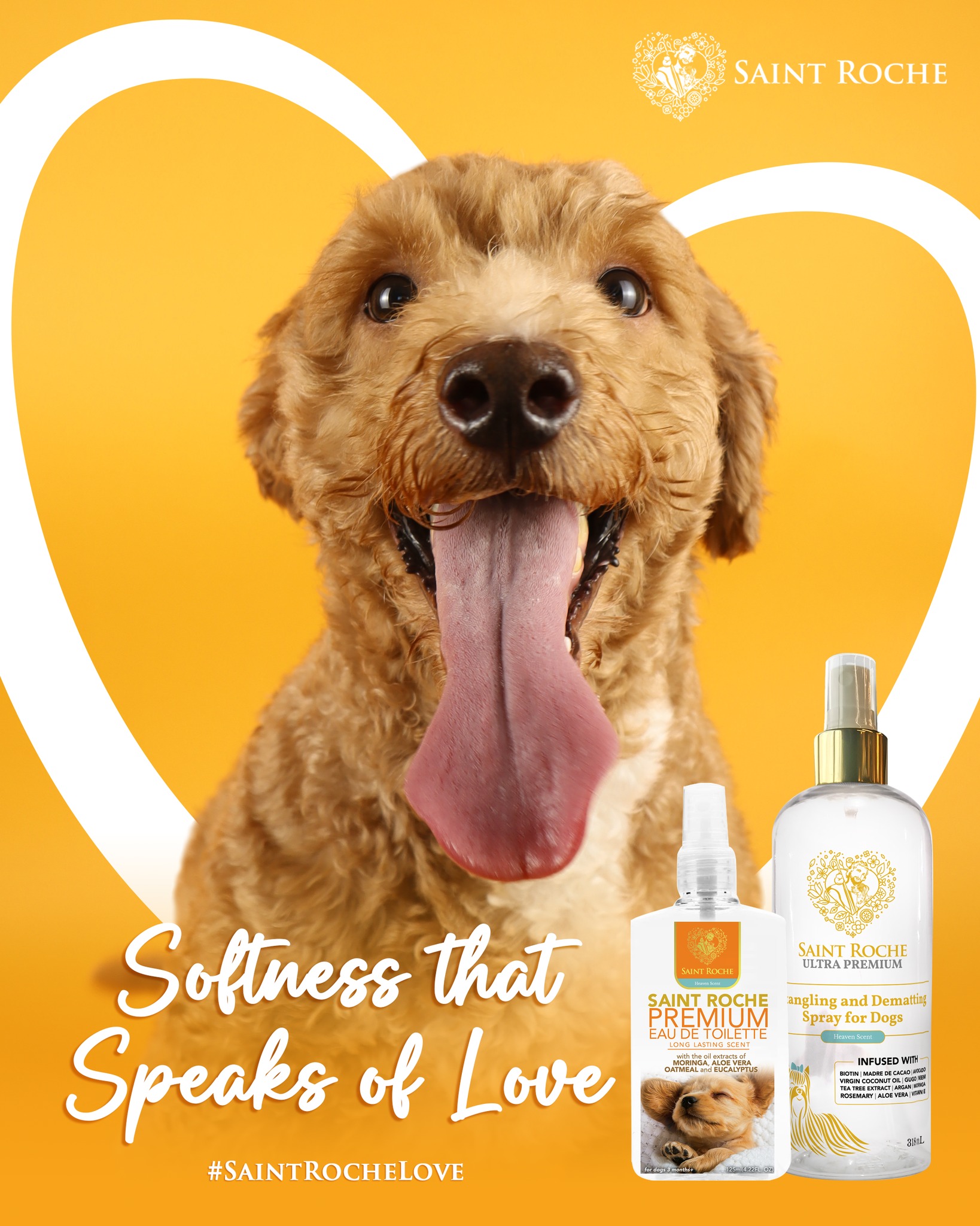 Saint Roche Premium Dog Shampoo Facebook ad