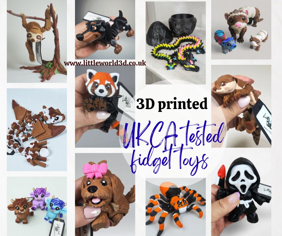 Little World of 3D creations Facebook ad: Fidget toys you'll LOVE!
