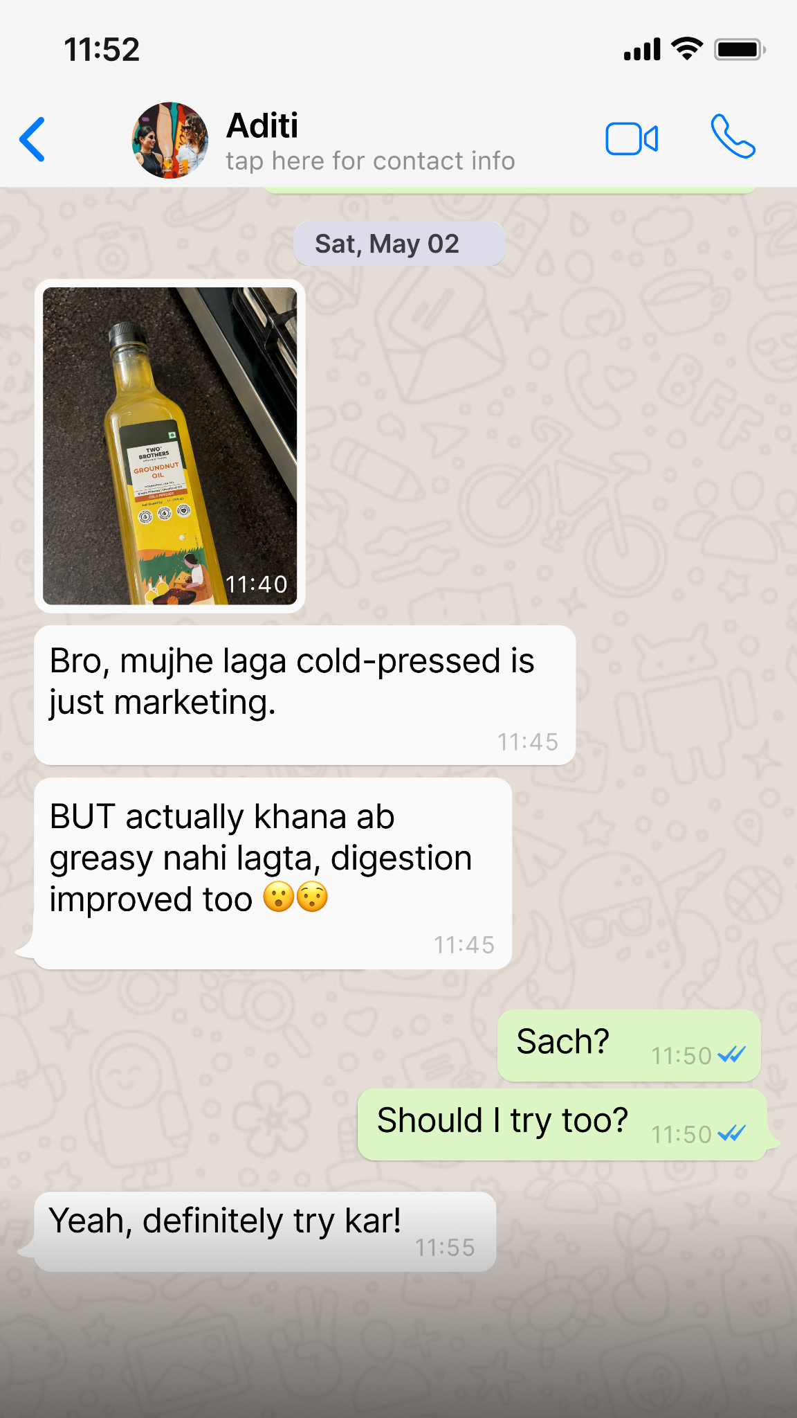 Two Brothers Organic Farms Facebook ad