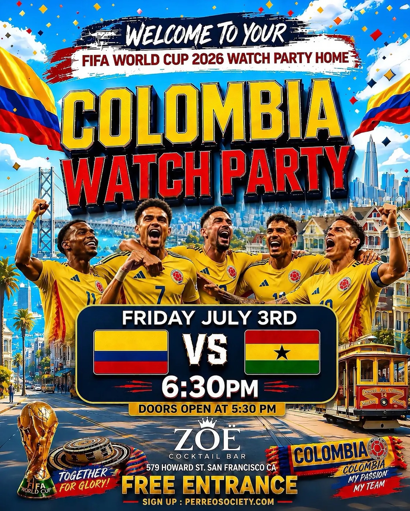 iamgito Facebook ad: Vamos con toda JULY 3 @zoebarsf World Cup…