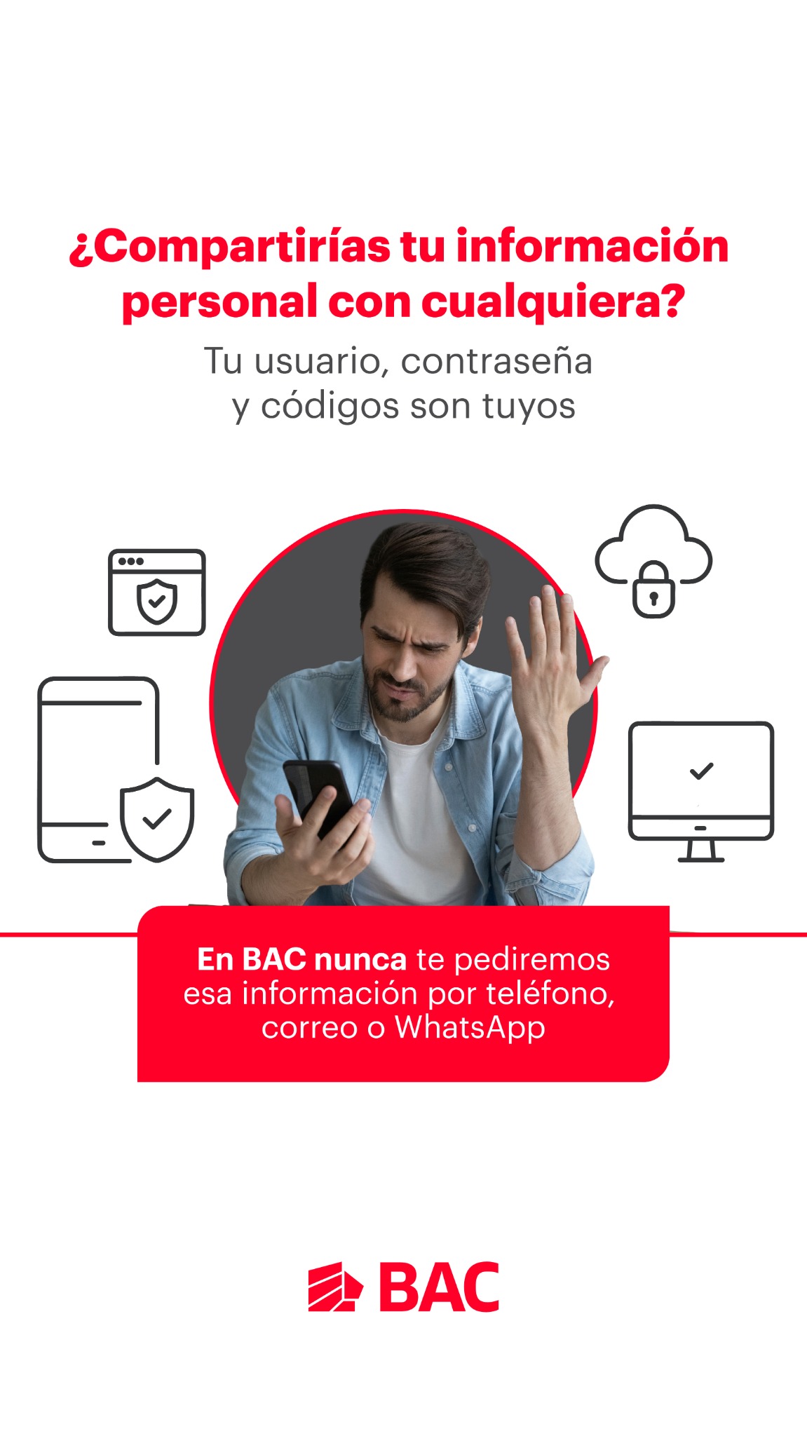 BAC Credomatic Facebook ad