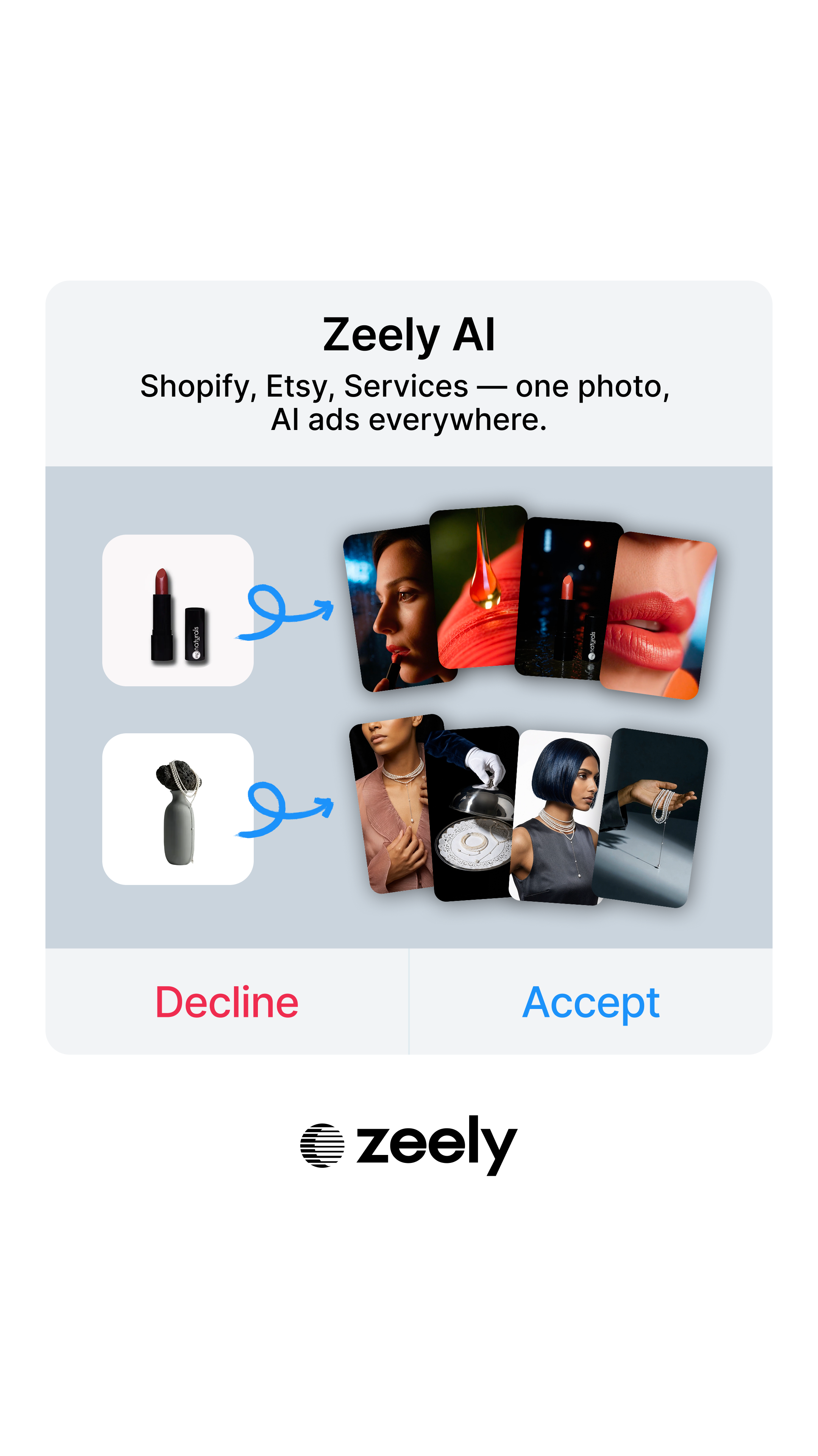 Zeely Facebook ad