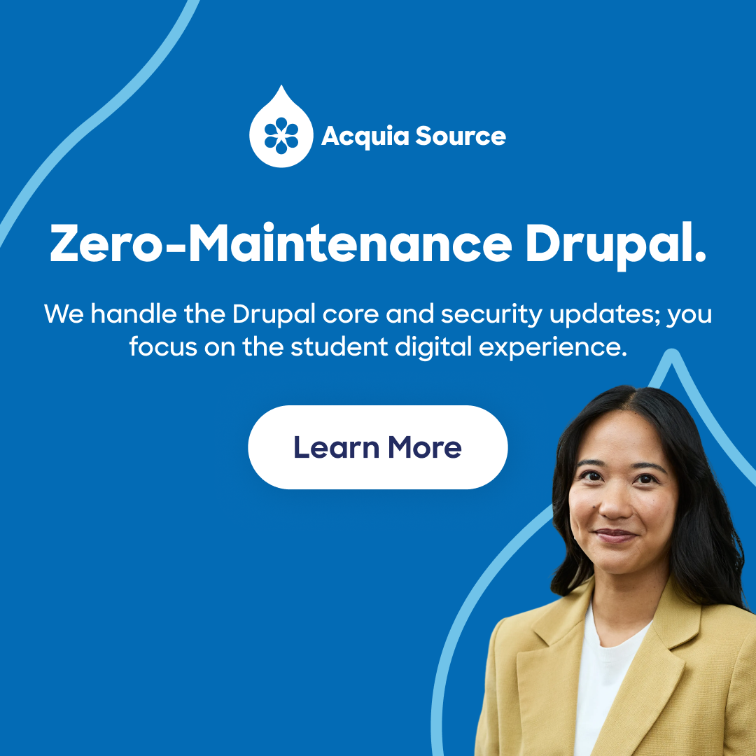 Acquia Facebook ad