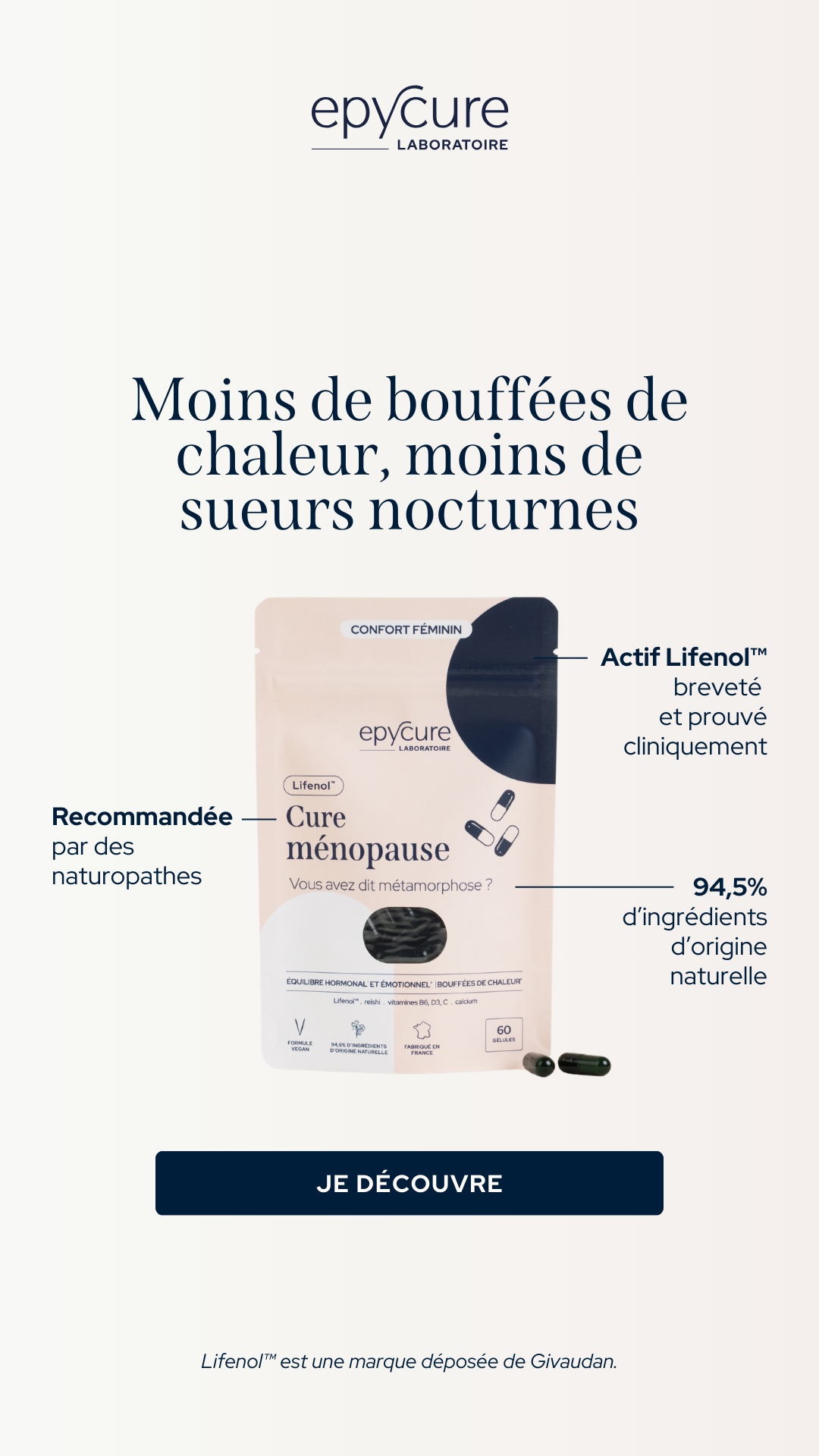 Epycure Facebook ad