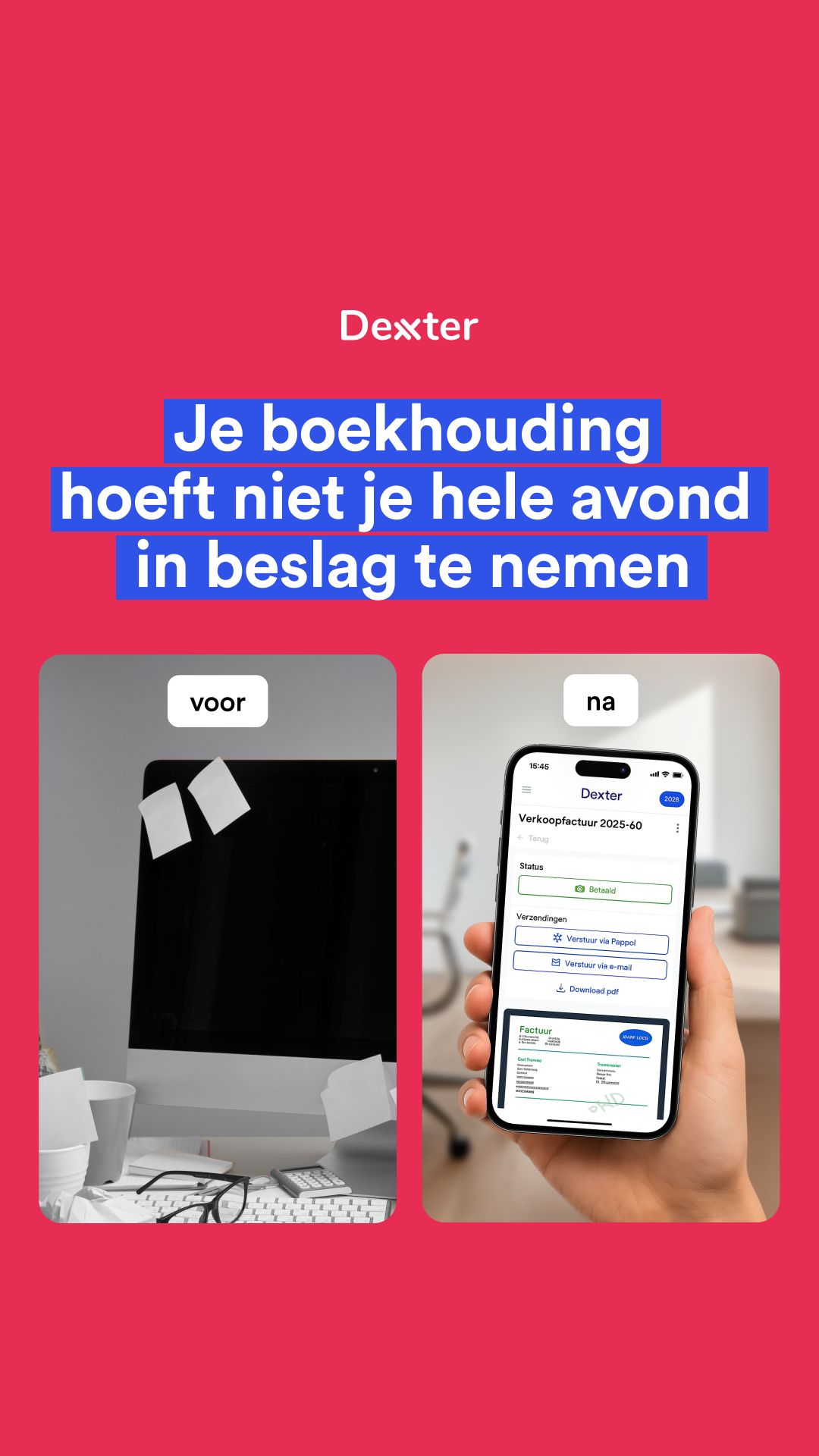 Dexxter Facebook ad