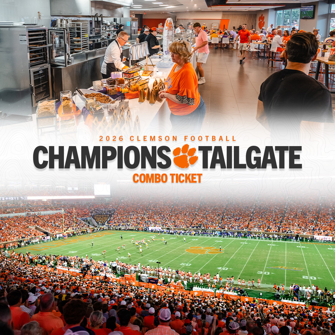 Clemson Athletics Facebook ad: Turn gameday into an all-day experience.