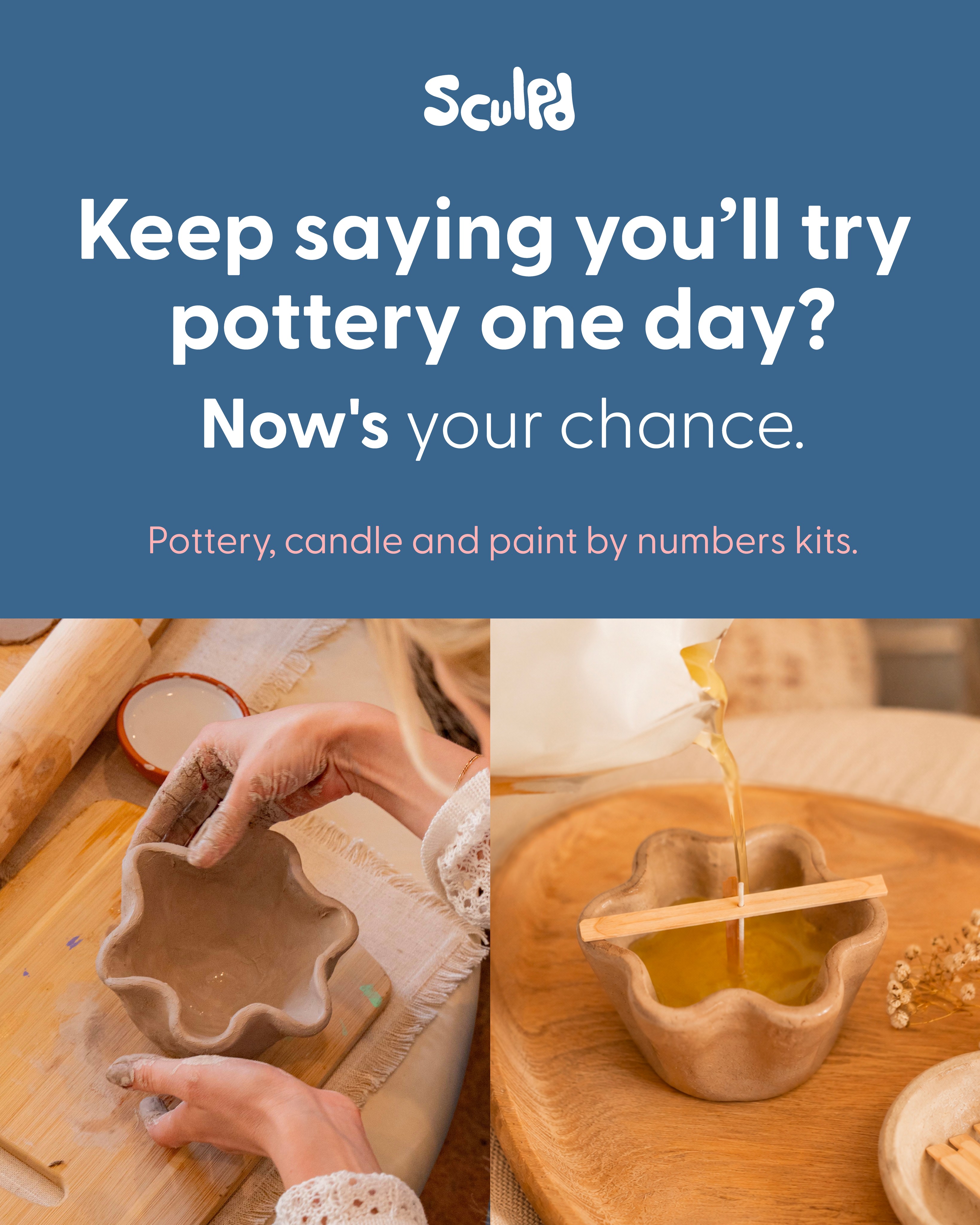 Sculpd Facebook ad: Now's your chance