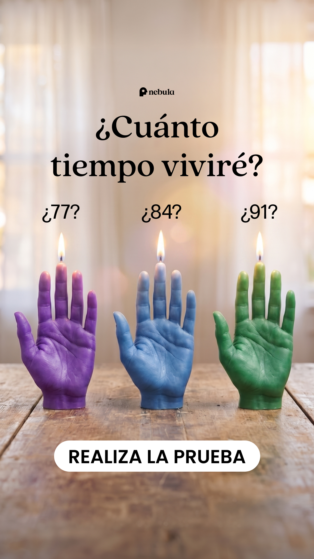 Nebula: Palm Reading Facebook ad