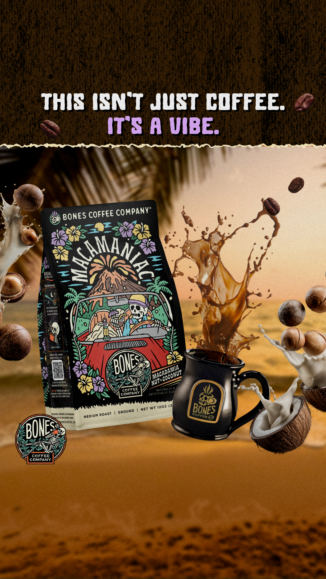 Bones Coffee Company Facebook ad