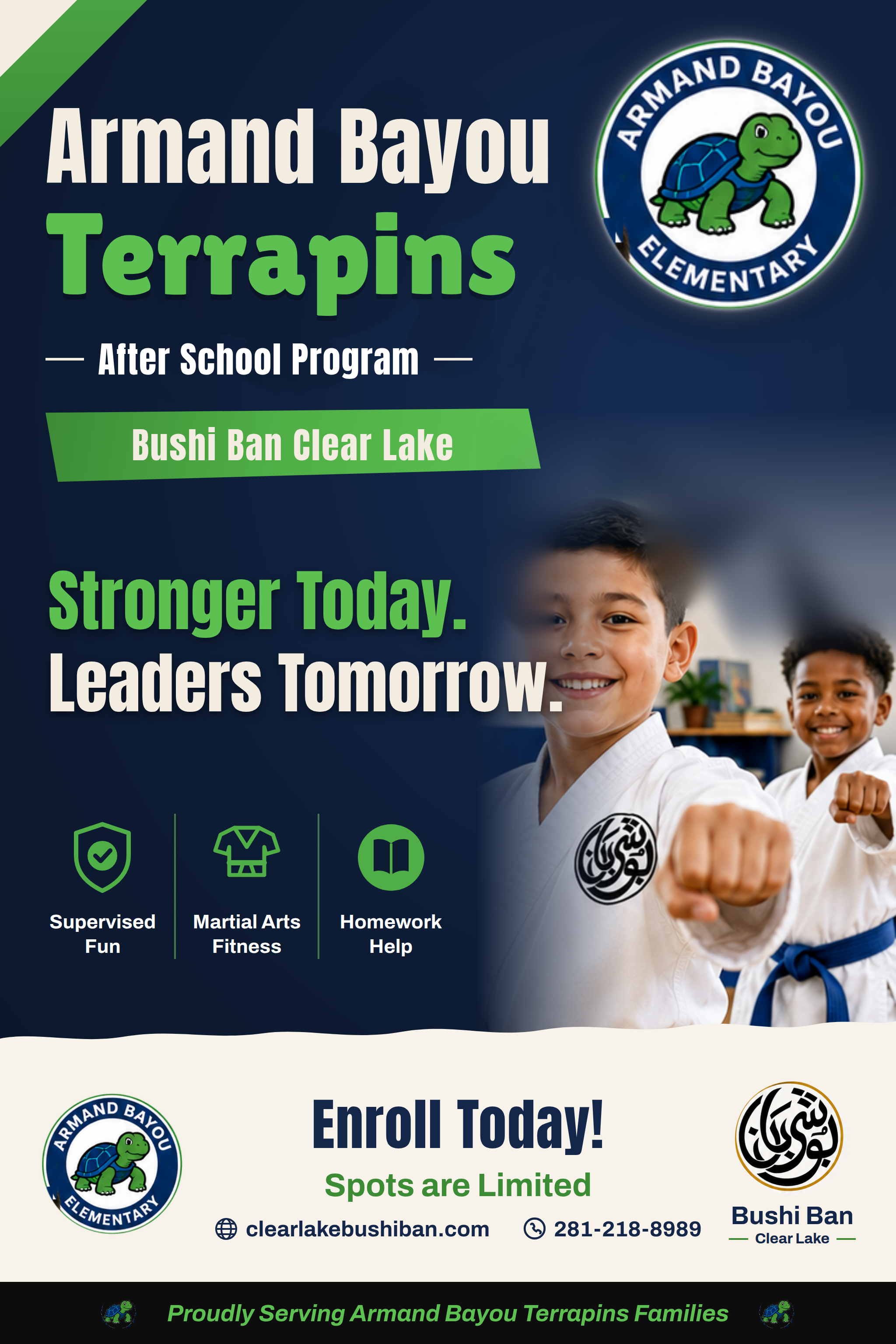 Bushi Ban Clear Lake Facebook ad: Active After-School Care