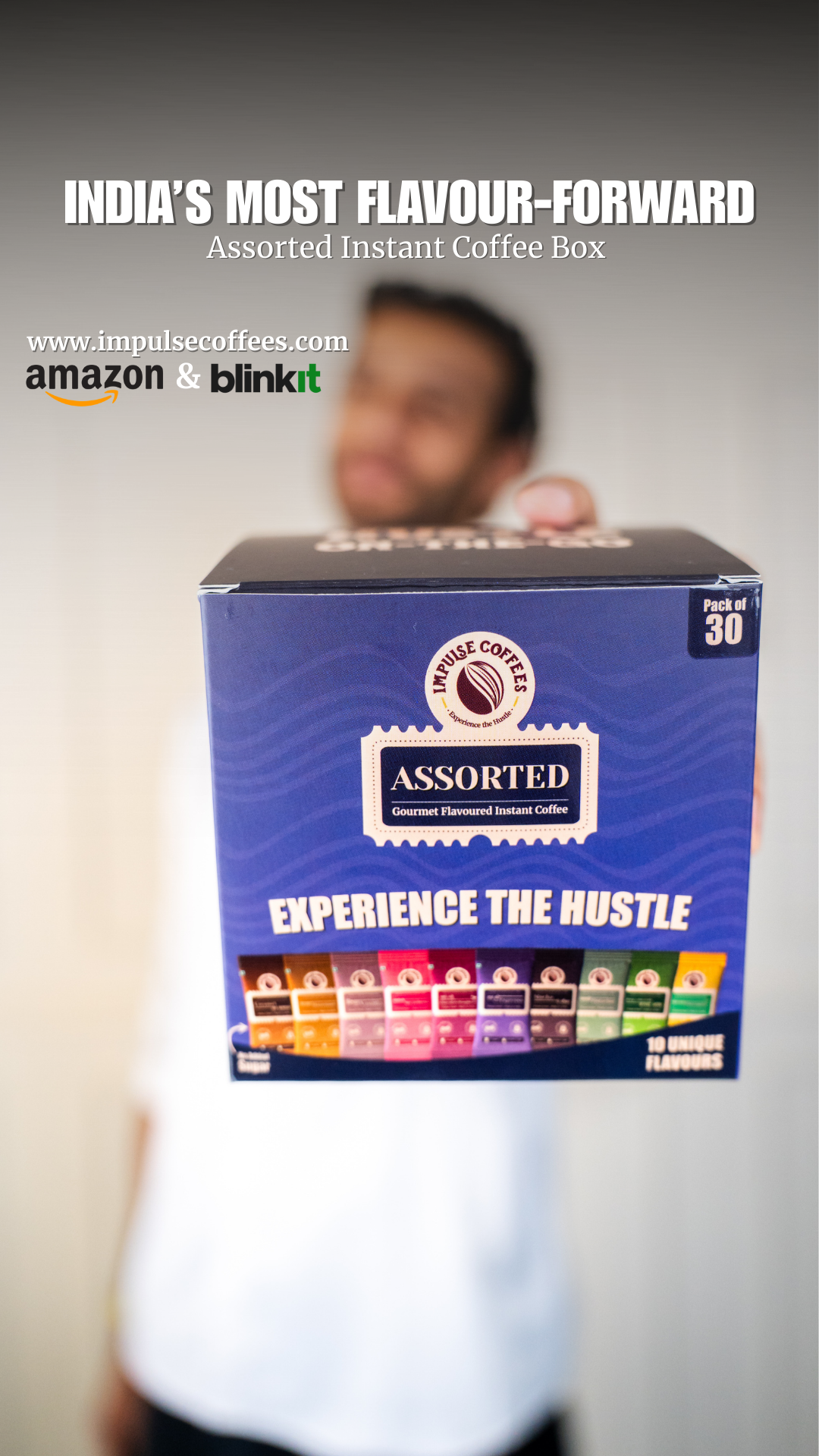 Impulse Coffees Facebook ad: Café style coffee at home