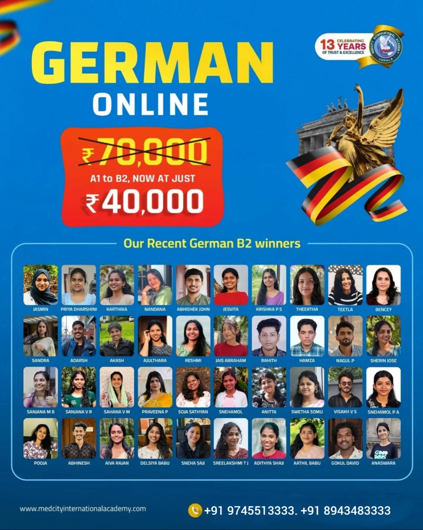 Medcity International Academy Kattappana Facebook ad: Your Path to Germany Just Got More Affordable!