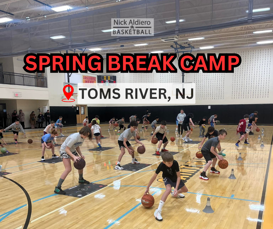 Nick Aldiero Basketball LLC Facebook ad: April 6th - 10th Basketball Camp in Toms River