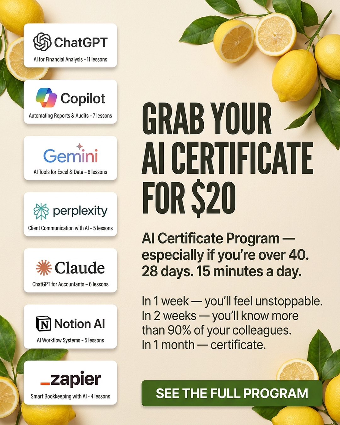 AI Simplified Facebook ad