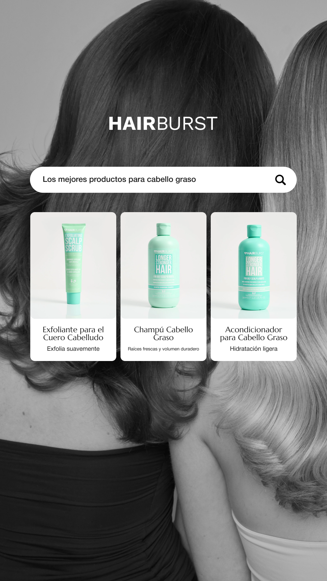 Hairburst España Facebook ad