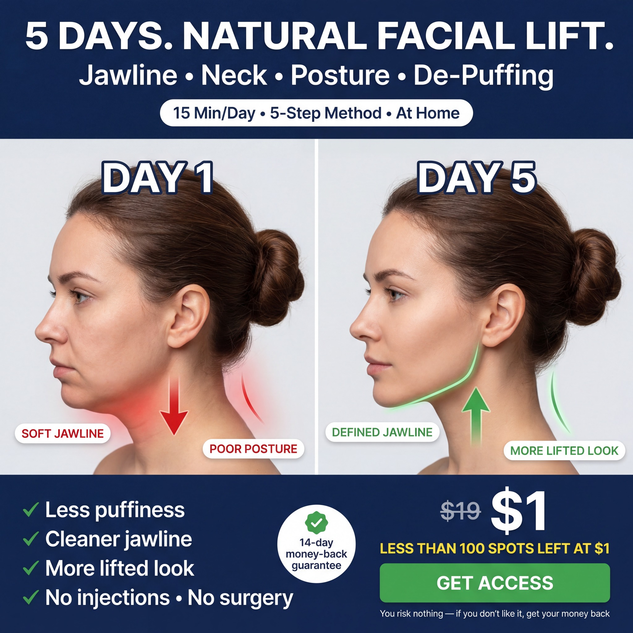 Dr. Ales Ulishchenko UK Facebook ad: Fresh face energy, even without makeup